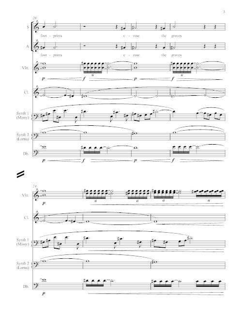Mazzoli: Here Where Footprints Erase the Graves (arr. for chorus & ensemble)