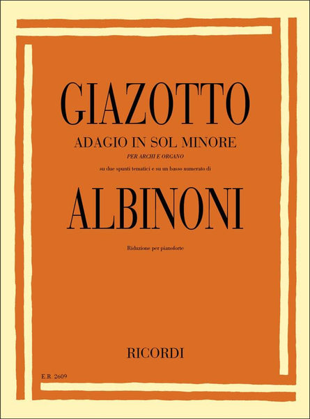 Albinoni-Giazotto: Adagio in G Minor for Organ – Ficks Music
