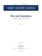 T.W. Owens: The Last Sweetness
