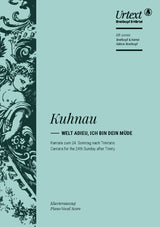 Kuhnau: Welt adieu, ich bin dein müde