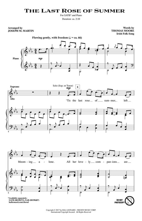 The Last Rose of Summer