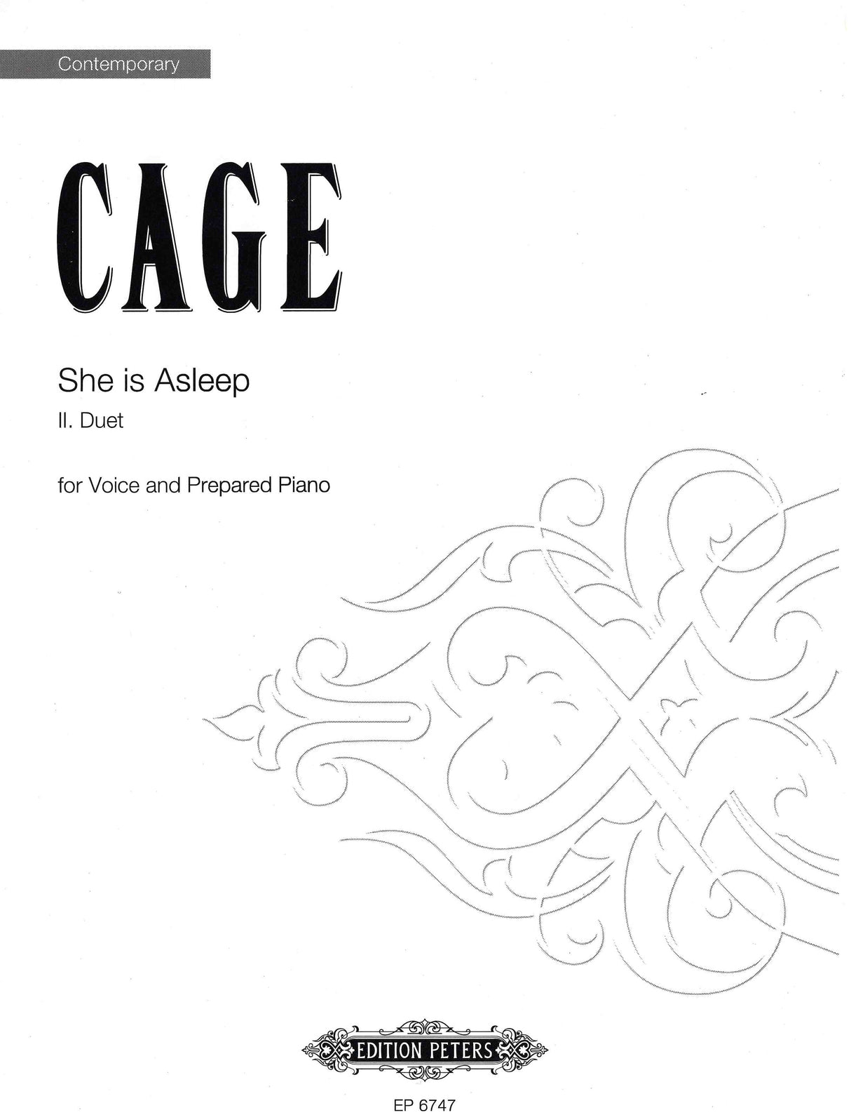 Cage: She is Asleep - II. Duet