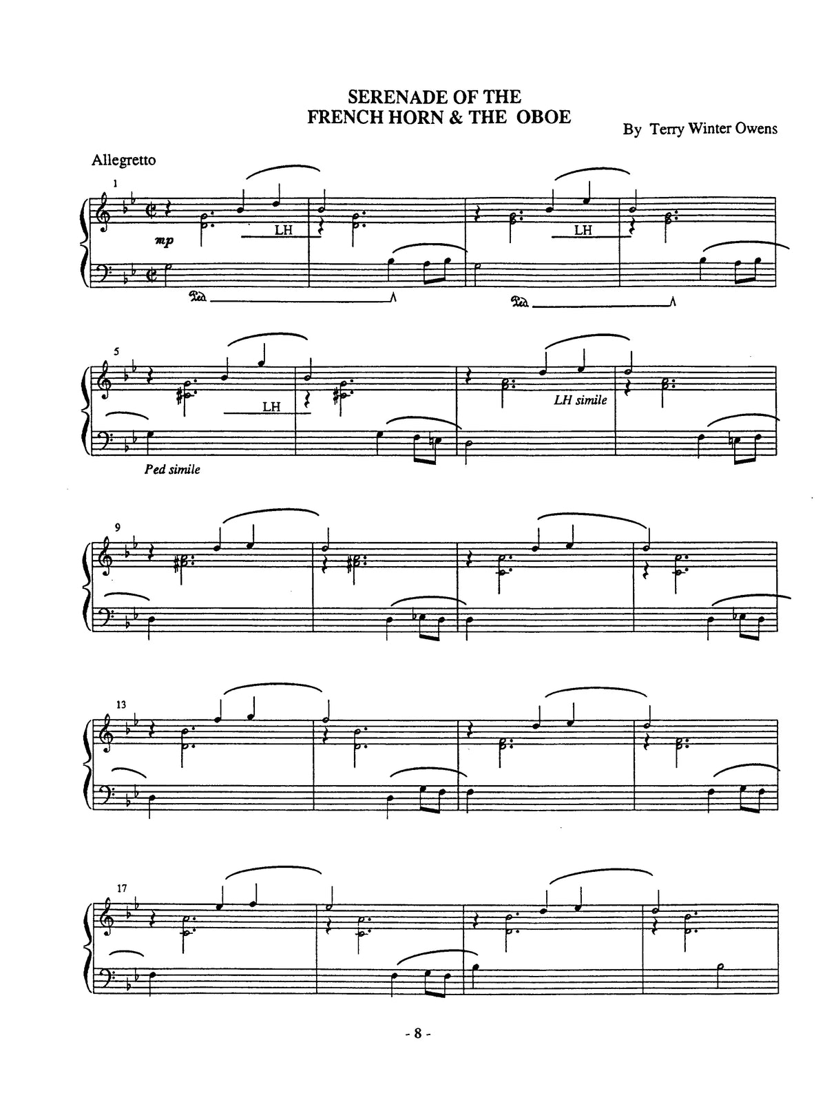 T.W. Owens: Serenades of the Instruments
