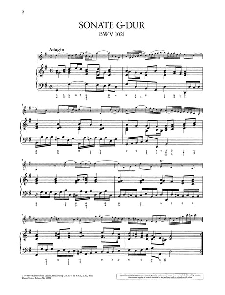 Bach: 2 Violin Sonatas, BWV 1021 and 1023