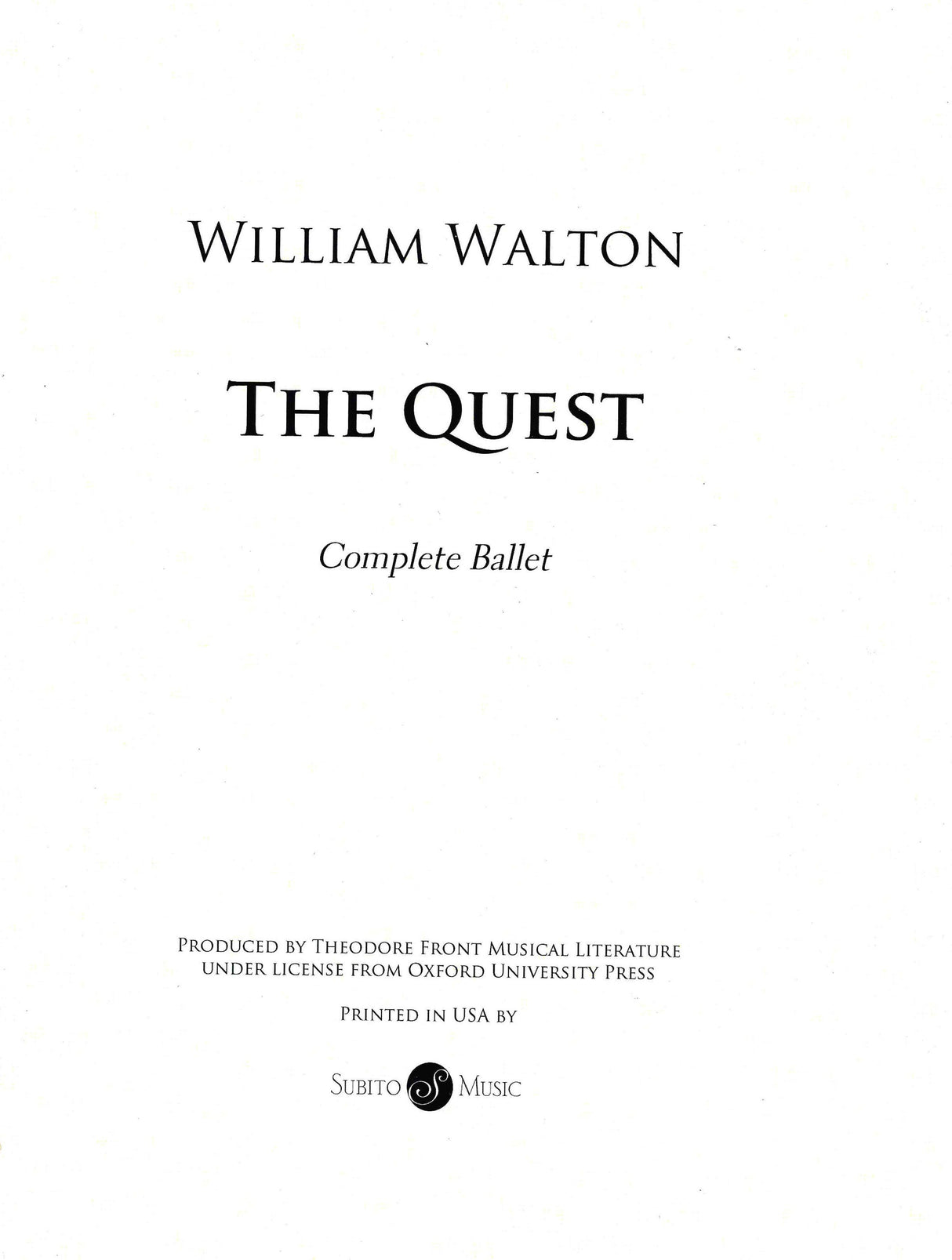 Walton: The Quest