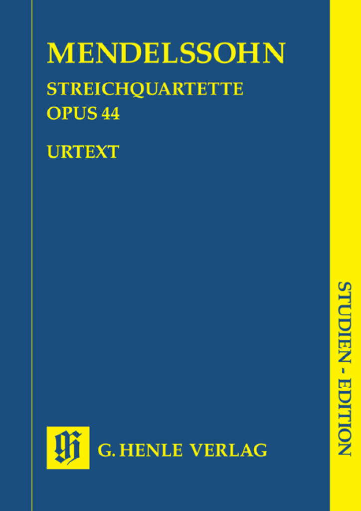 Mendelssohn: String Quartets, Op. 44 – Ficks Music