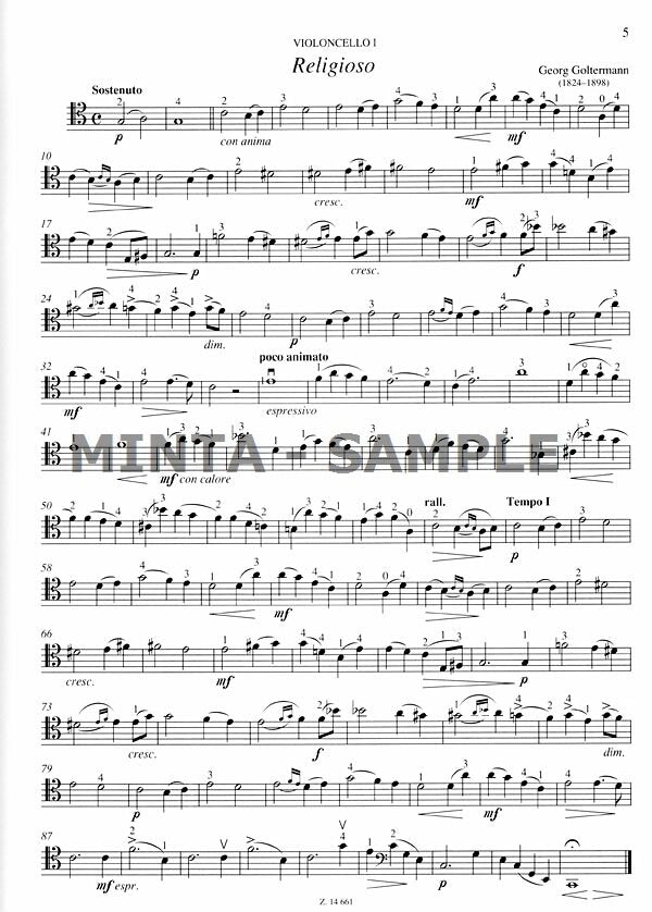 Chamber Music for Cellos - Volume 9 (4 Cellos)