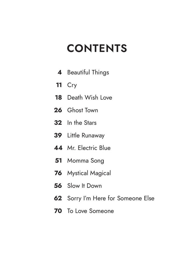Benson Boone - Sheet Music Collection – Ficks Music