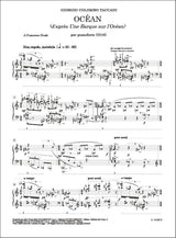Taccani: OCEAN (d'après Une Barque sur l'Océan)