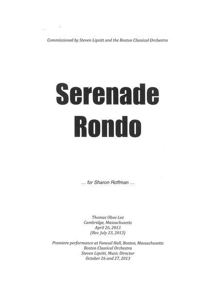 T.O. Lee: Serenade Rondo, Op. 154