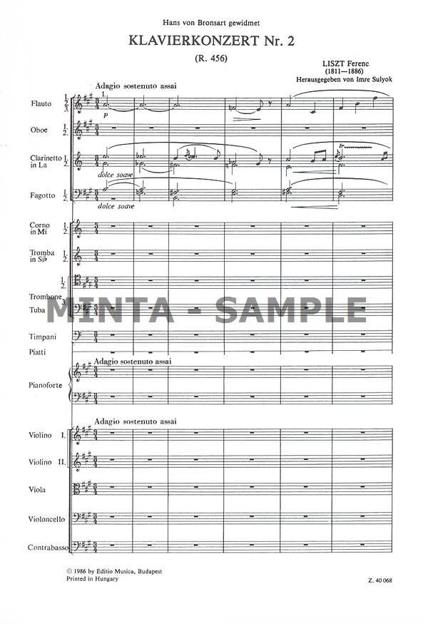 Liszt: Piano Concerto No. 2 in A Major