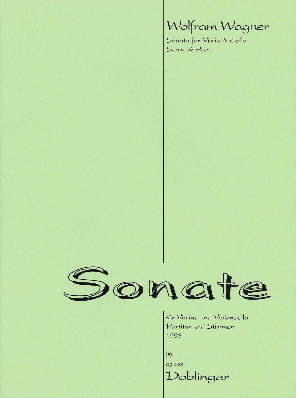 W. Wagner: Sonata for Violin & Cello