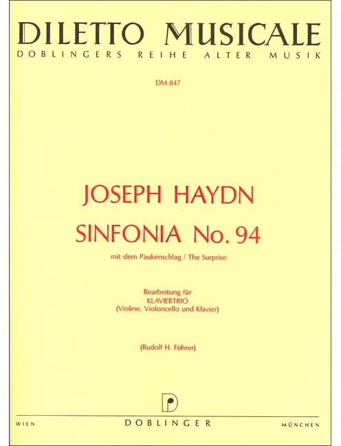 Haydn: Symphony No. 94 in G Major (arr. for piano trio)