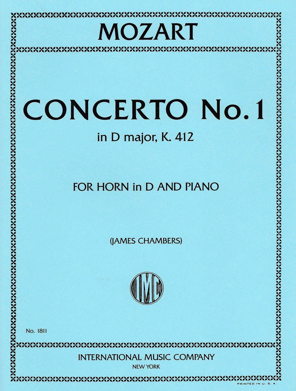 Mozart: Horn Concerto No. 1 in D Major, K. 412