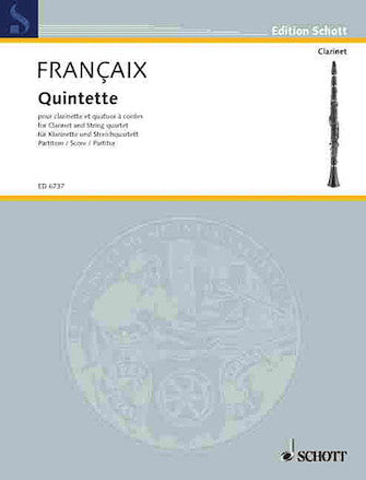 Françaix: Quintet for Clarinet & String Quartet