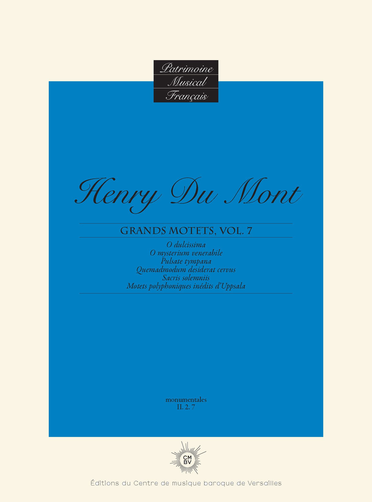 Du Mont: Grand Motets - Volume 7