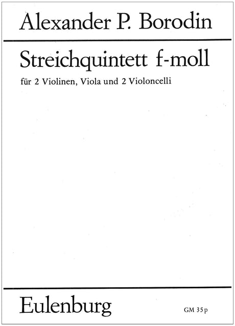 Borodin: String Quintet in F Minor