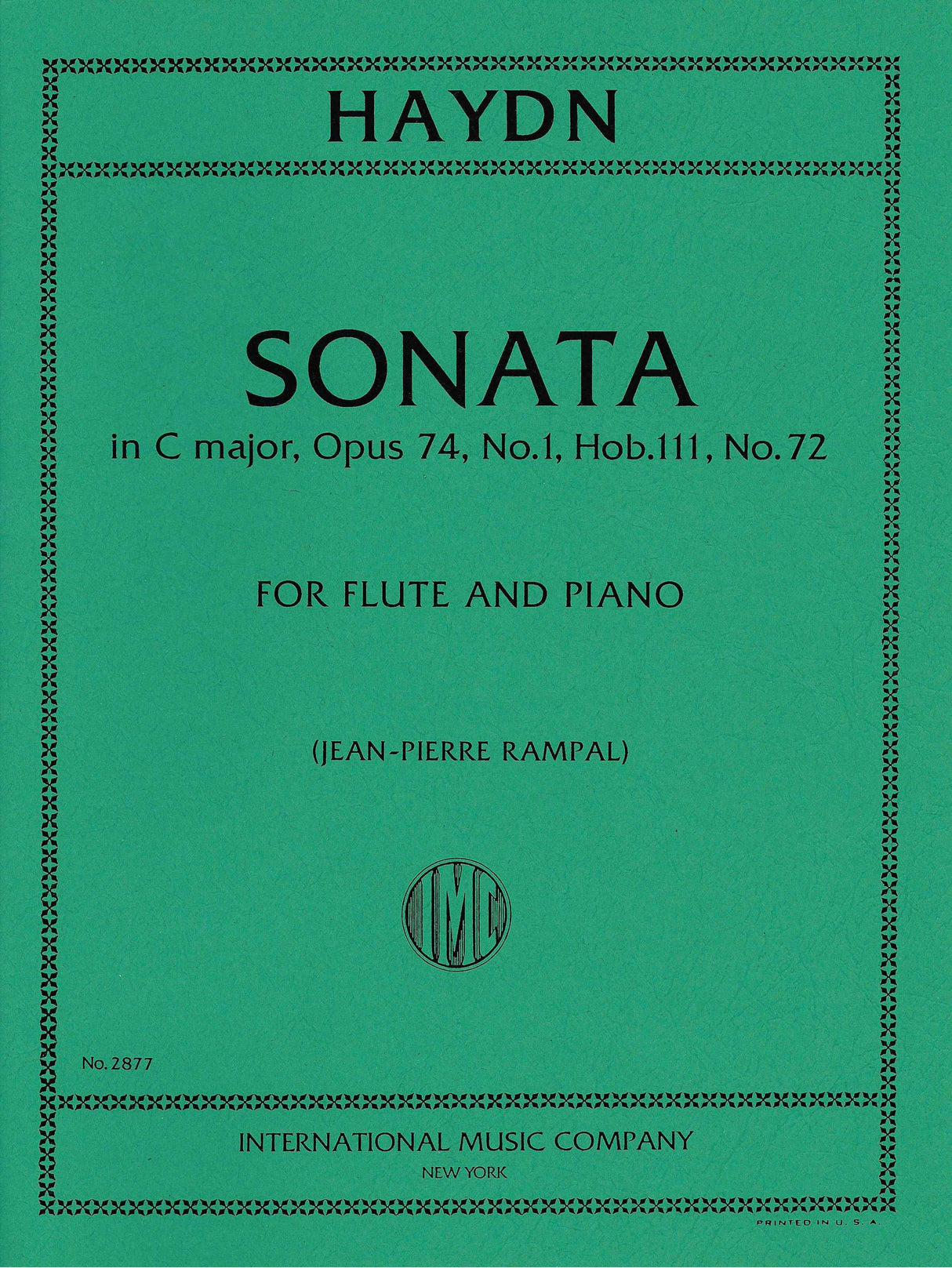 Haydn: Sonata in C Major (arr. for flute & piano)