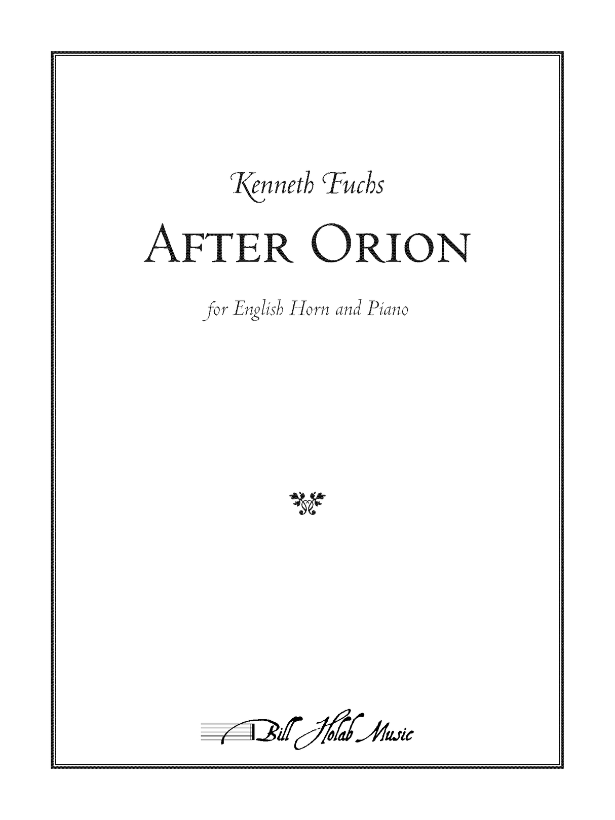 Fuchs: After Orion