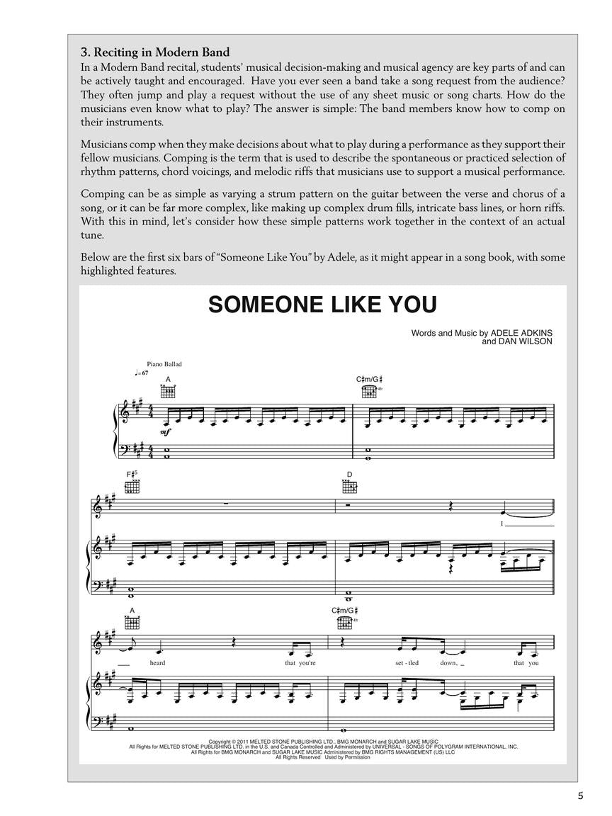 Modern Band Method – Book 1, Teacher Edition