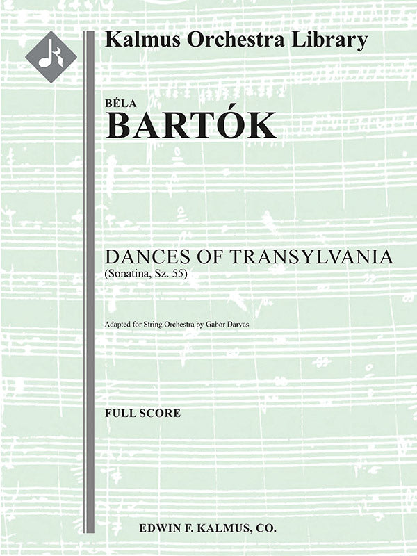 Bartók: Transylvanian Dances, Sz. 96 (arr. for string orchestra)