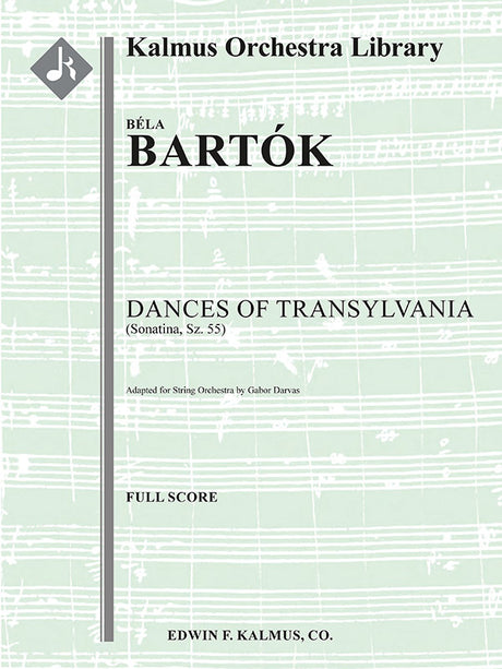 Bartók: Transylvanian Dances, Sz. 96 (arr. for string orchestra)