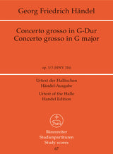 Handel: Concerto grosso in G Major, HWV 314, Op. 3, No. 3