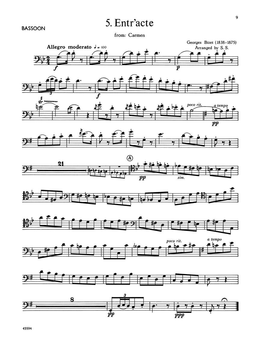 Solos for the Bassoon Player