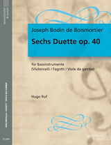 Boismortier: 6 Duets for Bass Instruments, Op. 40