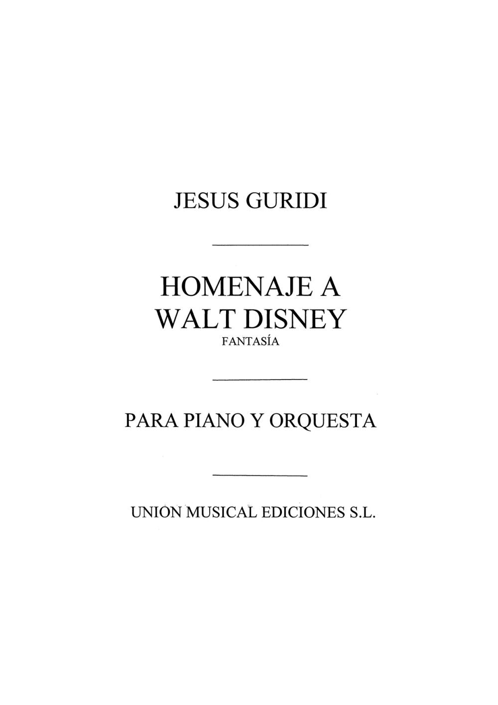 Guridi: Homenaje a Walt Disney