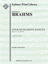 Brahms: Hungarian Dances Nos. 3, 5, 11 and 16 (arr. for wind ensemble)