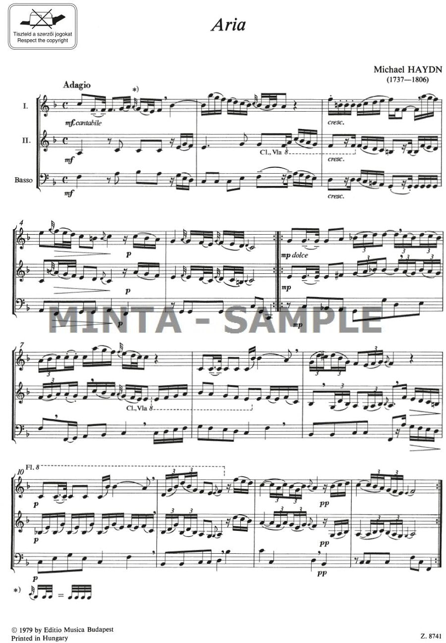 Trios for Strings or Woodwinds