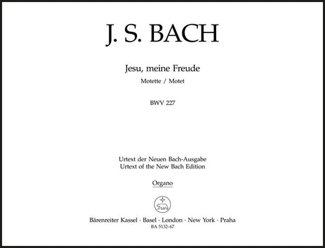 Bach: Jesu, meine Freude, BWV 227
