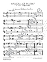 Folklore Duets from Brazil (arr. for SA recorders)