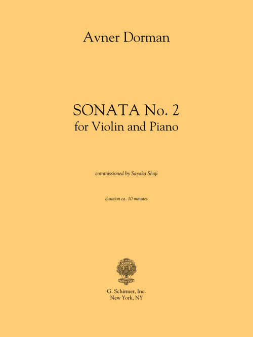 Dorman: Violin Sonata No. 2