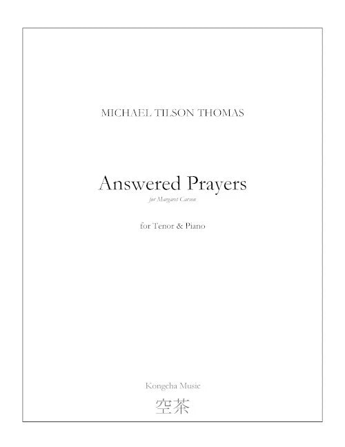 Tilson Thomas: Answered Prayers