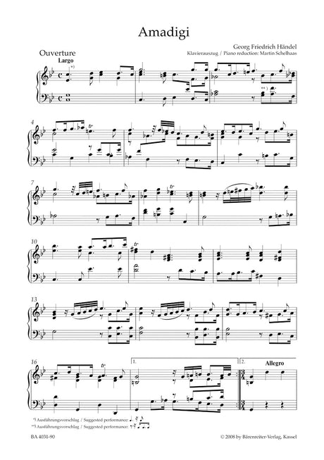 Handel: Amadigi, HWV 11