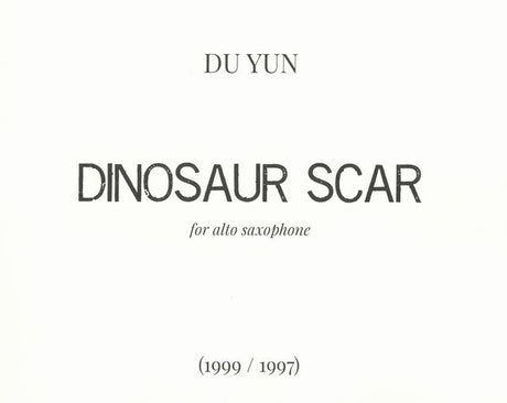 Du Yun: Dinosaur Scar