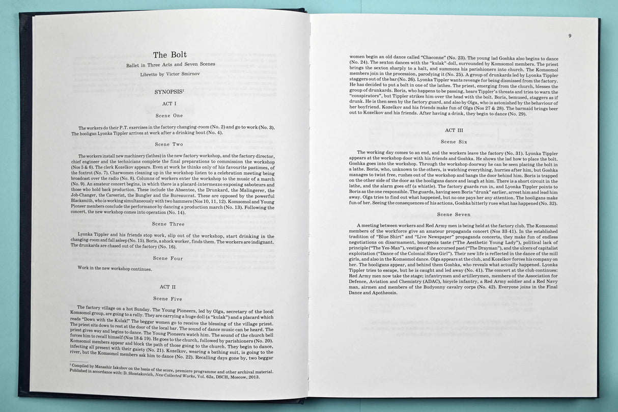 Shostakovich: The Bolt, Op. 27