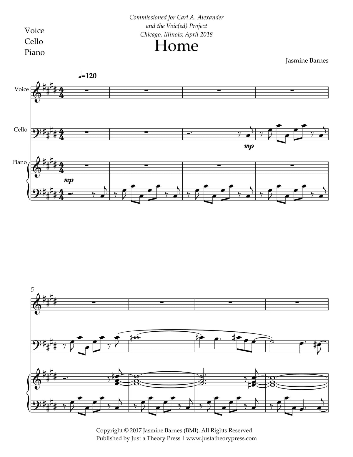 Barnes: Songs for the African Violet