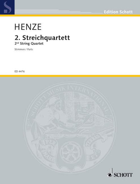 Henze: String Quartet No. 2