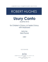 Hughes: Usury Canto (Canto XLV)