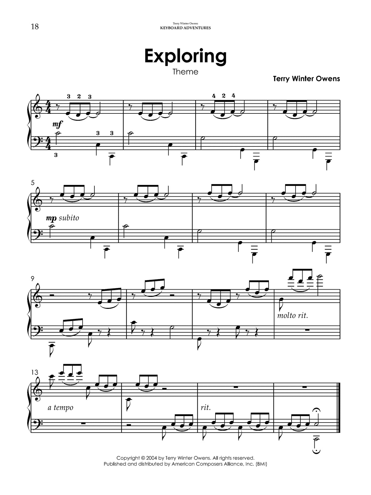 T.W. Owens: Keyboard Adventures