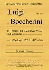 Boccherini: String Quartet in E Minor, G 202, Op. 32, No. 2