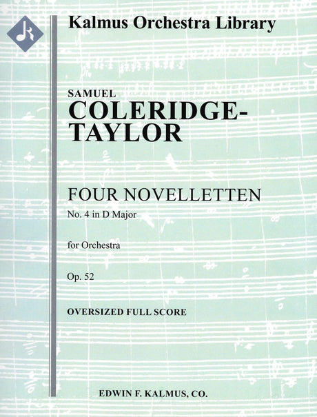 Coleridge-Taylor: Novellete No. 4 in D Major from Four Novelletten, Op. 52