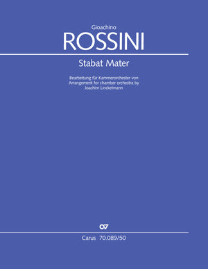 Rossini: Stabat Mater - Arrangement for Chamber Orchestra – Ficks