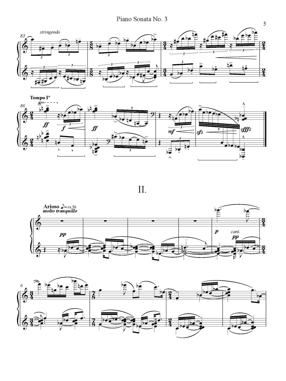 Shawn: Piano Sonata No. 3