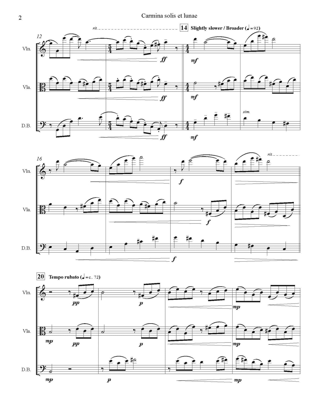 Miller: Carmina solis et lunae