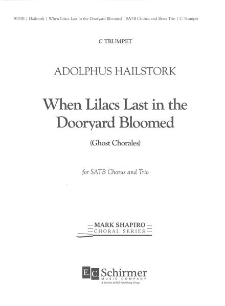 Hailstork: When Lilacs Last in the Dooryard Bloomed