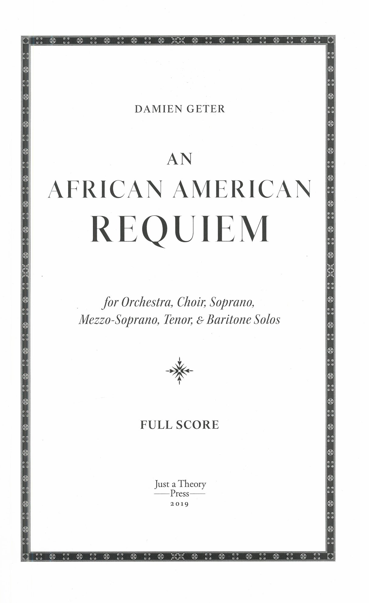 Geter: An African American Requiem